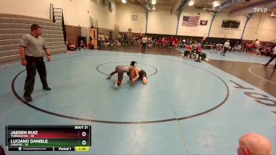 150 lbs Placement - Jaeden Ruiz, Torrington vs Luciano Daniele, Laramie