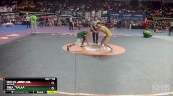 D 1 138 lbs Cons. Round 3 - Trea Tralar, Acadiana vs Miguel Andrusia, Sulphur