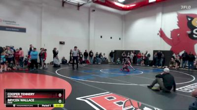 72-79 lbs Quarterfinal - Cooper Tennery, Red Cobra WA vs Brycen Wallace, MXW
