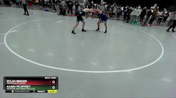 150 lbs Cons. Round 4 - Kasen McAffrey, Keystone Kids Wrestling Club vs Rylan Berger, Pomona Elite (PWCC)