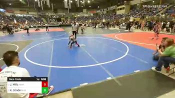 49 lbs Semifinal - Johnathan Millz, Pomona Elite vs Kash Conde, Bear Cave