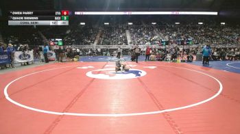 4A-138 lbs Cons. Semi - Quade Siemens, Natrona County vs Owen Parry, Star Valley