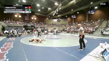 3A 190 lbs Cons. Semi - Jesse Nuttall, North Sanpete vs McCallister Crowley, Union