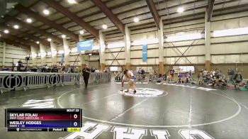 195 lbs Semis & Wb (16 Team) - Skylar Folau, West Coast Wrestling vs Wesley Hodges, Idaho 2