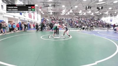 Girls 135 lbs Cons. Round 1 - Chloe Park, Prospect Girls vs Kira Demma, Harbor Girls