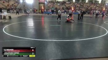 90 lbs Quarterfinal - Jonathan Comes, Seymour Wrestling vs Cj Weaver, Tullahoma Takedown Club