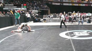 5A 157 lbs Semifinal - Jonathon Schmidt, Cleveland vs Jude Herrera, Volcano Vista