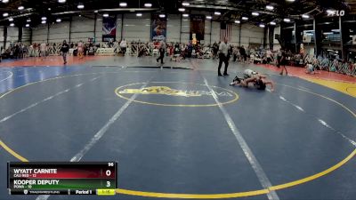 96 lbs Rd# 5- 3:45pm Friday Final Pool - Kooper Deputy, POWA vs Wyatt Carnite, Cali Red