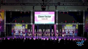 Cheer Factor - XTRAVAGANT [2022 L3 Senior Day 3] 2022 ACDA Reach the Beach Ocean City Cheer Grand Nationals