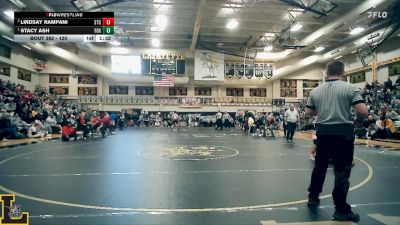 120 lbs 1st Place Match - Stacy Ash, Fox vs Lindsay Rampani, St Clair