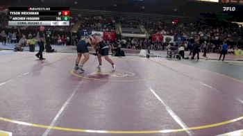 285 lbs Cons. Round 2 - Archer Higgins, Timberlake vs Tyson Weichman, Gonzaga Prep