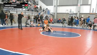 67 lbs Champ. Rd Of 16 - Colin Luedtke, Ronan Wrestling Club vs Andrew Barajas, Scrap Yard Garage Wrestling