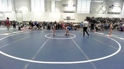 92 lbs Cons. Semi - Stella Perrigo, Gouverneur Wrestling Club vs Ellie Bronson, Continuum Wrestling Club