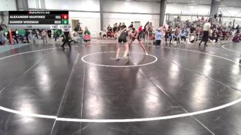 126 lbs Placement Matches (16 Team) - Alexander Martinez, Ogallala vs Danner Wiseman, Moorcroft