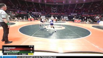 2A 106 lbs Semifinal - Gavin Rockey, Wauconda vs Bradley Ruckman, Bethalto (Civic Memorial)