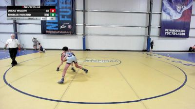 95 lbs Rr Rnd 3 - Lucas Wilson, Indiana Outlaws Silver vs Thomas Howard, TNWC Black