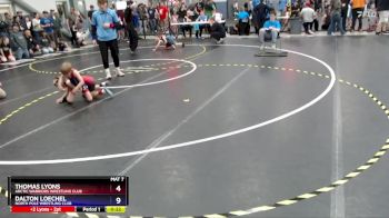 53 lbs Cons. Round 2 - Thomas Lyons, Arctic Warriors Wrestling Club vs Dalton Loechel, North Pole Wrestling Club