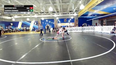 132 lbs Round 2 (8 Team) - Cannon Sommer, OutKast WC vs Matthew Bath, Braves WC