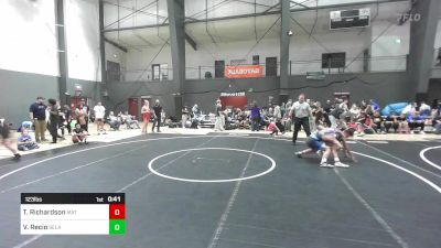 123 lbs Consolation - Trevor Richardson, Mat Demon WC vs Valentino Recio, SelahFlo Vikings