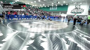 150 lbs Semifinal - Daryl Hurlic, Canyon Springs vs Jacob Dalton, Heritage