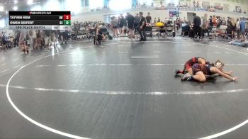 72 lbs 3rd Place Match - Owen Seifert, Team Barracuda vs Tayven Kem, Ravage WC