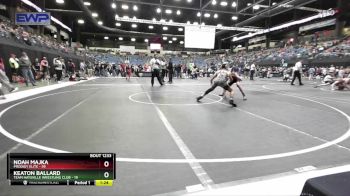 110 lbs Quarterfinal - Keaton Ballard, Team Haysville Wrestling Club vs Noah Majka, Prodigy Elite