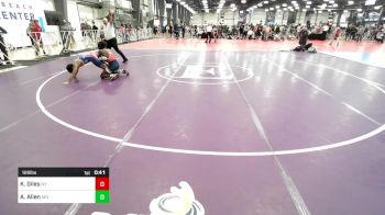 126 lbs Consi Of 32 #1 - Kimoni Giles, NY vs Anthony Allen, MD