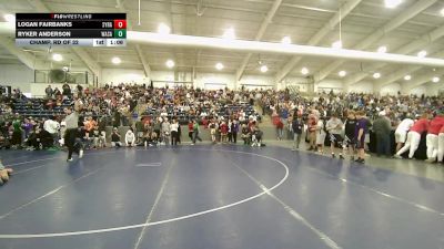 120B lbs Champ. Rd Of 32 - Logan Fairbanks, Syracuse vs Ryker Anderson, Wasatch