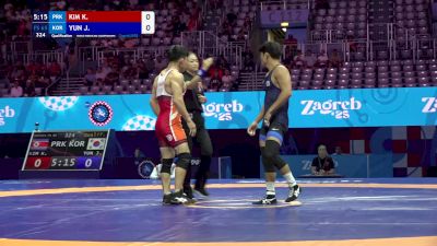 65 kg Qualif. - Kwang Jin Kim, North Korea vs Junsik Yun, Korea
