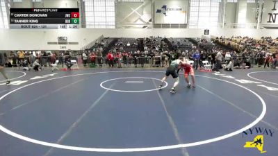 131 lbs Champ. Round 3 - Carter Donovan, Journeymen Wrestling Club vs Tanner King, Malone Youth Wrestling Club