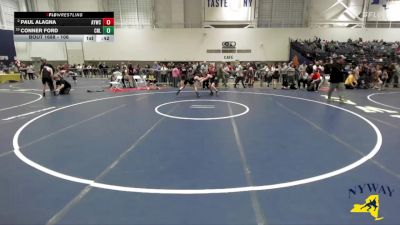 106 lbs Cons. Round 3 - Paul Alagna, Amherst Youth Wrestling Club vs Conner Ford, Club Not Listed