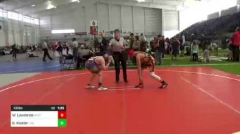 100 lbs Rr Rnd 5 - William Lawrence, Western Slope Elite vs Brady Kloster, The Club