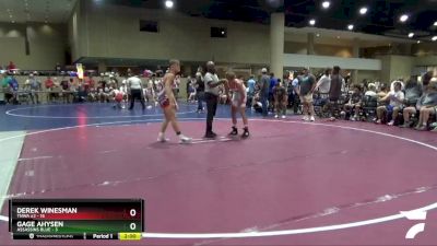 132 lbs Round 1 (6 Team) - Derek Winesman, TNWA #2 vs Gage Ahysen, Assassins Blue