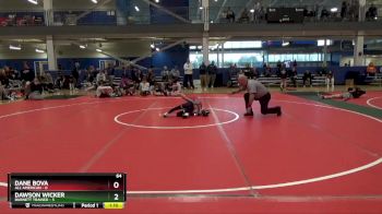 64 lbs Round 4 (16 Team) - Dawson Wicker, Burnett Trained vs Dane Bova, All American