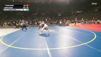 3A Boys 150 lbs Cons. Semi - Tyson Kemp, Sisters Boys vs Aiden Baker, Nyssa Boys