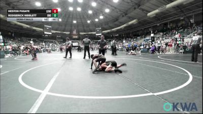 84 lbs Semifinal - Heston Fugate, Lincoln Christian vs Rodgerick Nibblett, Bartlesville Wrestling Club