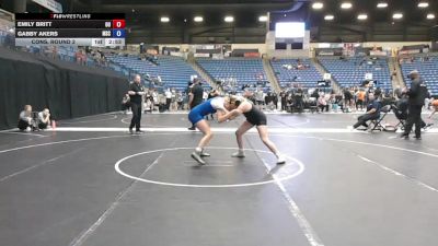 145 lbs Cons. Round 2 - Emily Britt, Ottawa University vs Gabby Akers, Murray State