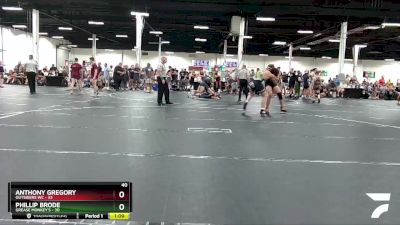 182 lbs Round 5 (6 Team) - Anthony Gregory, Outsiders WC vs Phillip Brode, Grease Monkey`s