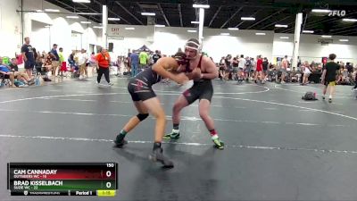 150 lbs Round 2 (4 Team) - Brad Kisselbach, Suzie WC vs Cam Cannaday, Outsiders WC