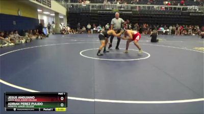 184 lbs Cons. Round 3 - Adrian Perez Pulido, Modesto Junior College vs Jesus Anguiano, Santa Rosa Junior College