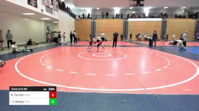 100 lbs Consi Of 8 #2 - Raymundo Cortez, Georgia vs Trace Bailey, Icon Wrestling Club