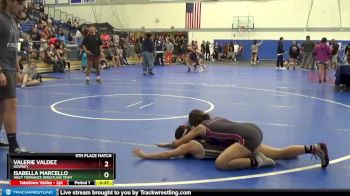 137 lbs 5th Place Match - Valerie Valdez, Downey vs Isabella Marcello, West Torrance Wrestling Team