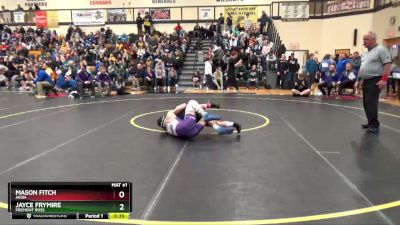 138 lbs Cons. Round 3 - Mason Fitch, Avon vs Jayce Frymire, Fremont Ross