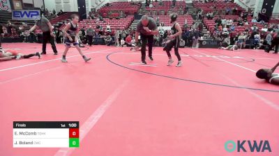 61 lbs Final - Eli McComb, Team Of Hard Knox vs Jett Boland, Cowboy Wrestling Club