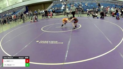 10U Boys - 67 lbs Cons. Round 4 - Luke Bolt, Center Grove Wrestling Club vs Samson Beyer, The Best Wrestler