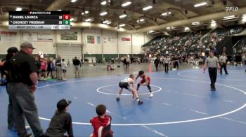 106 lbs Champ. Round 2 - Daniel Loarca, BV Bison vs Choncey Freeman, SEM Mustangs