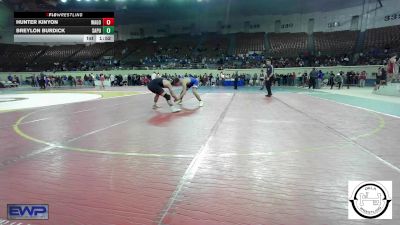 143 lbs 3rd Place - Hunter Kinyon, Wagoner vs Breylon Burdick, Sapulpa Jr High