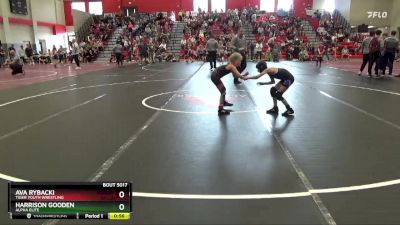 60 lbs Champ. Round 1 - Ava Rybacki, Tiger Youth Wrestling vs Harrison Gooden, Alpha Elite