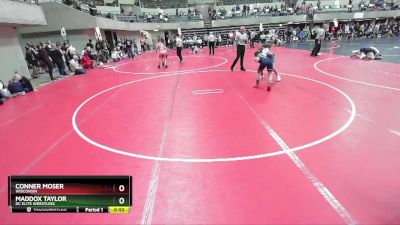 112 lbs 1st Place Match - Conner Moser, Wisconsin vs Maddox Taylor, DC Elite Wrestling