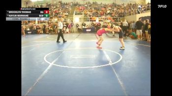 144 lbs Cons. Round 3 - Brooklyn Thomas, Boardman vs Kaylin Murnane, Wilmington Ladies Freestyle Wr